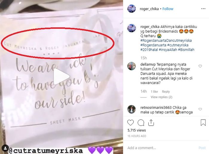 Kotak Bridesmaid Cut Meyriska