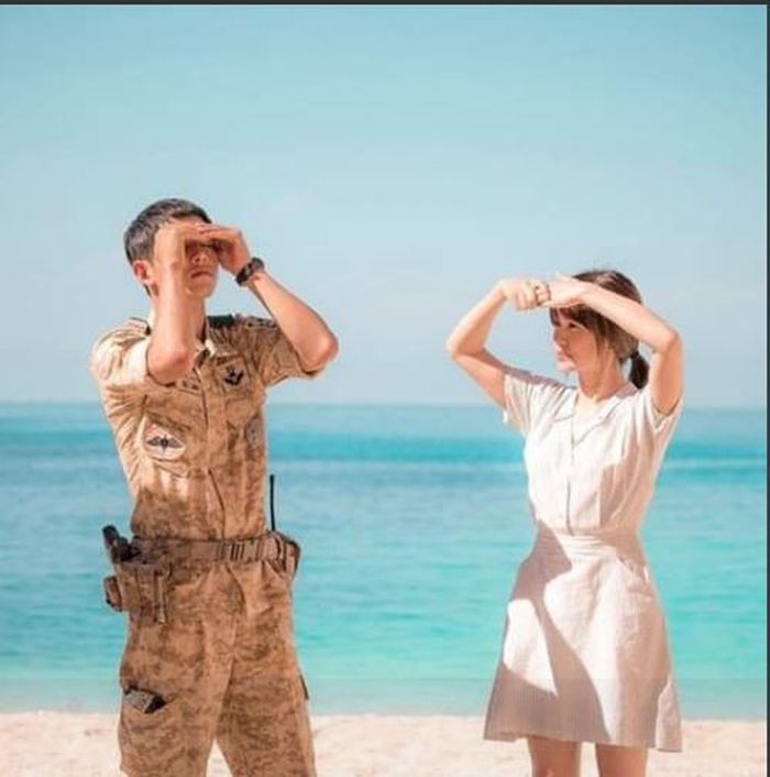 Song Hye Kyo hapus foto syuting Descendant of The Sun