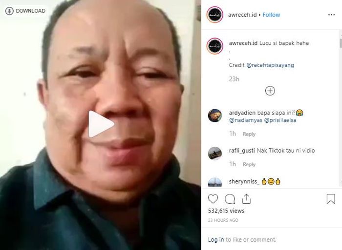 Pria yang berprofesi sebagai satpam hotel.