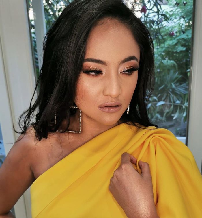 Aduhai! Masrshanda Pamer Tubuh Langsing Seksi Dengan Dress Kuning, Cantik Banget!