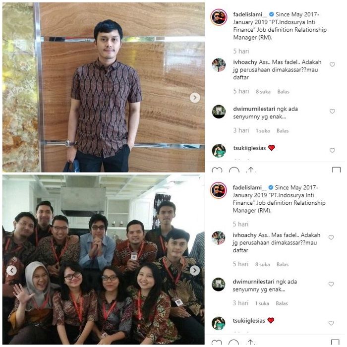 Senyuman Fadel Islami dikomentari warganet