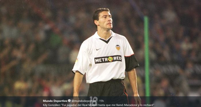 Legenda Valencia, Kily Gonzalez, pernah menolak tawaran Real Madrid karena alasan tidak biasa.