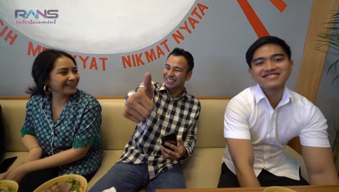 Ekspresi Kaesang ketika ditanya perasaannya saat dibully netizen.