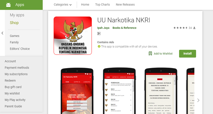 UU Narkotika NKRI