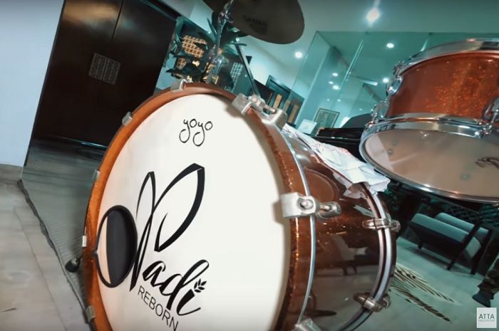 Drum milik Yoyo Padi yang masih disimpan Rossa di rumahnya