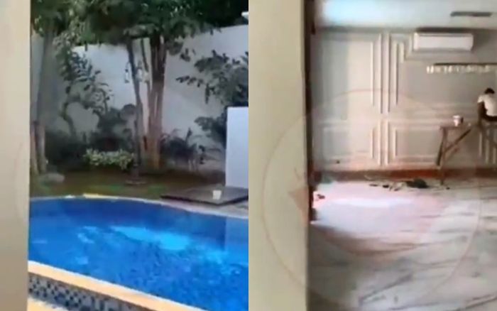 Tangkapan layar untuk video rumah mewah Jennifer Dunn