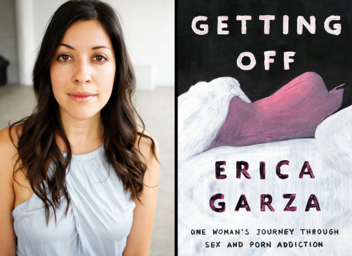 Getting off buku karya Erica Garza yang berkisah tentang dirinya yang pernah kecanduan film porno dan seks.