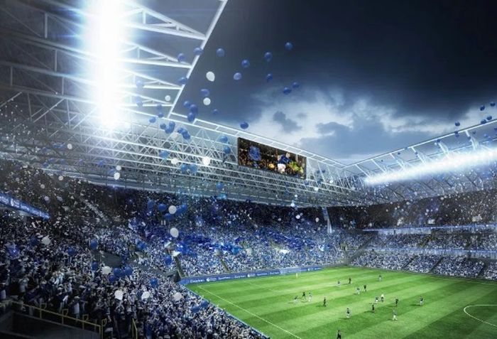 Rencana suasana dalam stadion baru Everton