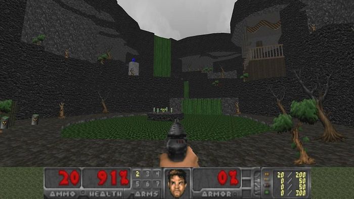 The classic FPS game, Doom