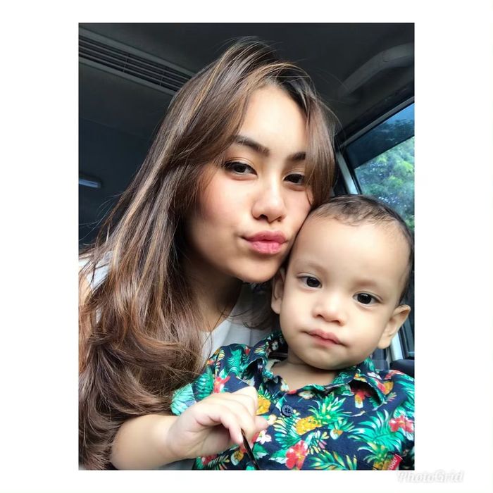 Kleine telah dikaruniai seorang putra