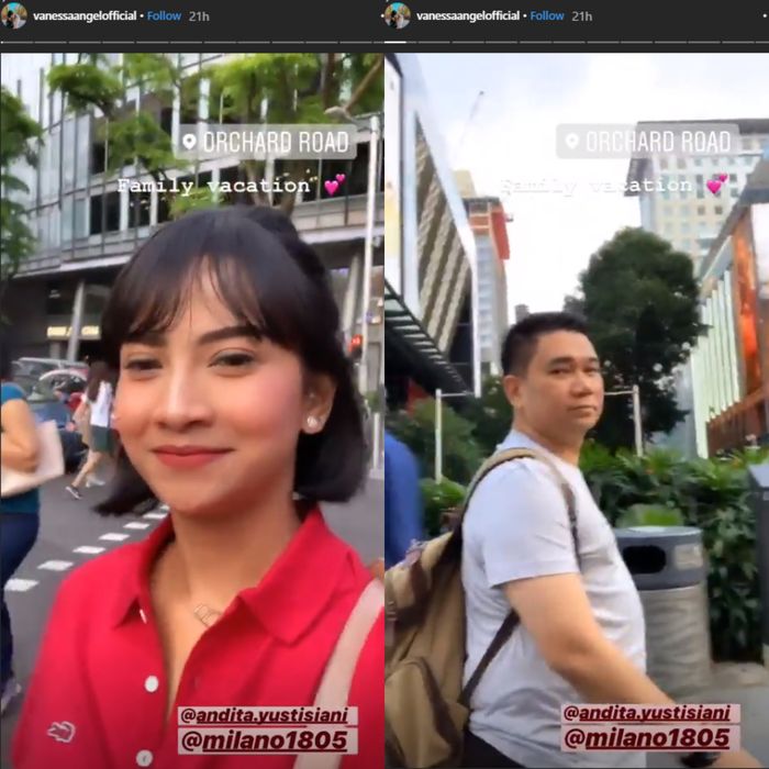 Vanessa Angel dan Milano Lubis berlibur bersama 