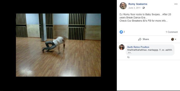 Romy Soekarno Jago Ngedance