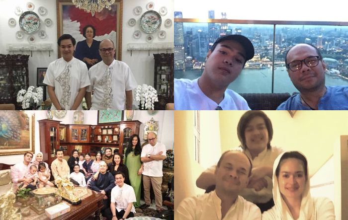 Romy Soekarno dekat dengan keluarga.