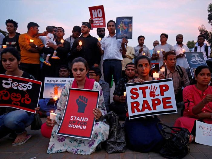 Kampanye untuk menghentikan kekerasan seksual pada wanita dan anak-anak di India