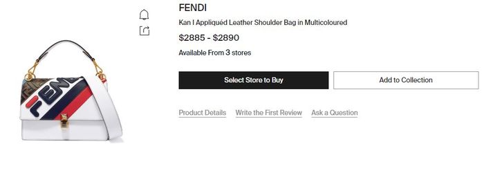 Harga tas Kan I Appliquéd Leather Shoulder Bag in Multicoloured
