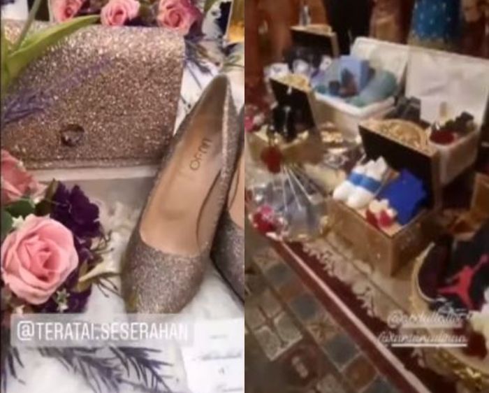 Seserahan pernikahan Tania Nadira dan Abdulla Alwi