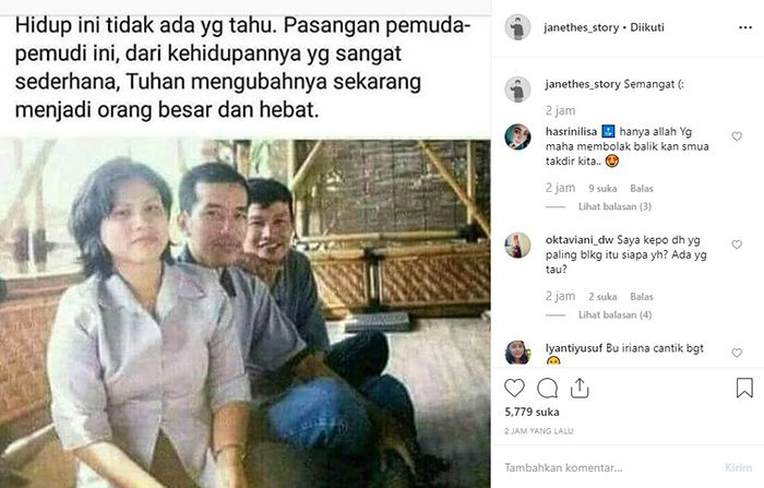 Foto jadul Jokowi dan Iriana