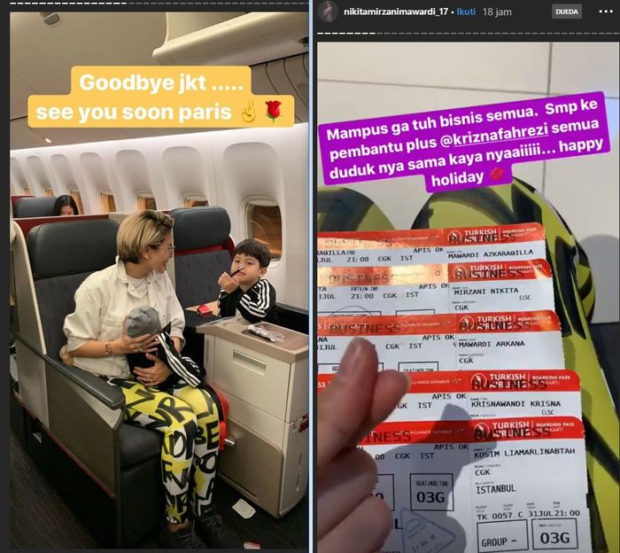 Nikita Mirzani berlibur ke Paris