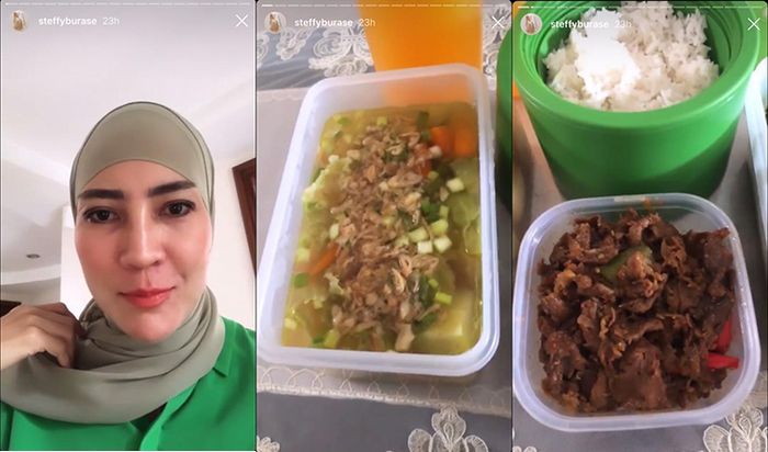 Masakan Steffy Burase untuk Irwandi Yusuf