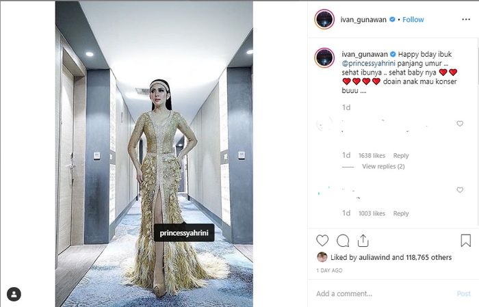 Ivan Gunawan ucapkan selamat ulang tahun pada Syahrini.