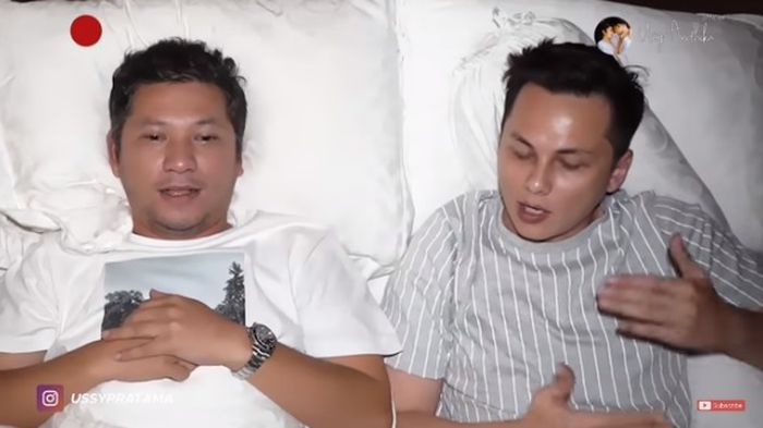 Gading Marten curhat bersama Andhika Pratama dan Ussy Sulistiawaty.