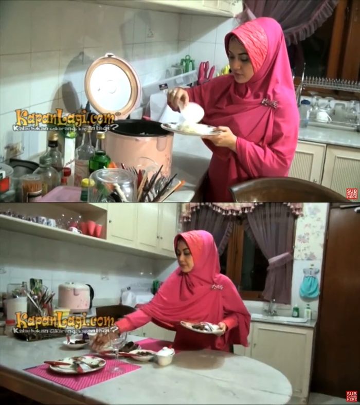 Dapur rumah Eddies Adelia