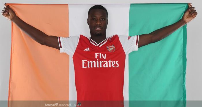 Winger anyar Arsenal, Nicolas Pepe.