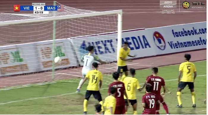 Timnas U-18 Malaysia dikalahkan Vietnam dalam partai fase grup Piala AFF U-18 2019.