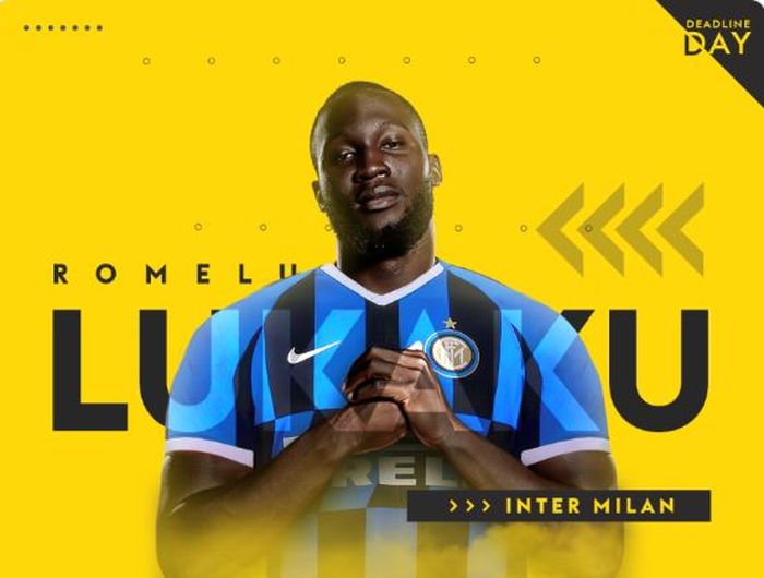 Striker Inter Milan, Romelu Lukaku.