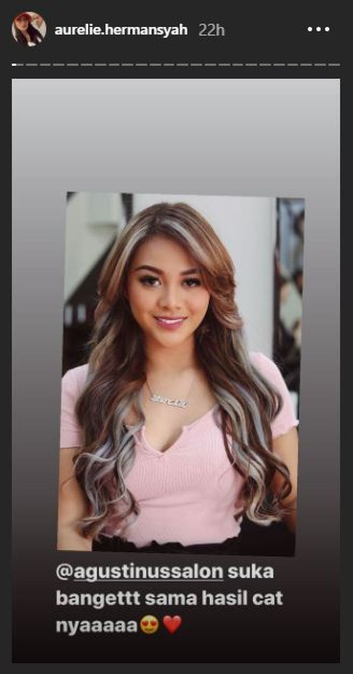 Instagram @aurelie.hermansyah