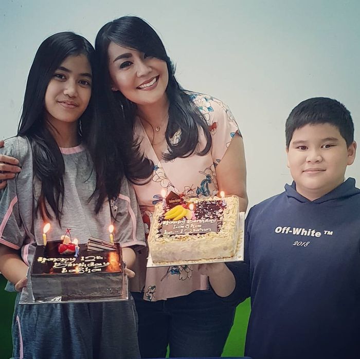 Lasha Kaunang, anak Tessa Kaunang yang kini sudah beranjak remaja.