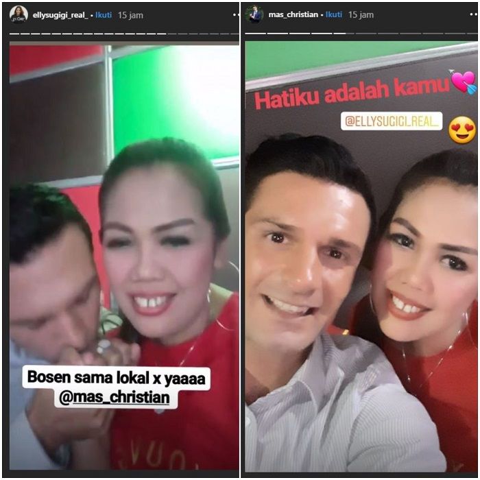 Elly Sugigi dikabarkan sedang dekta dengan bule