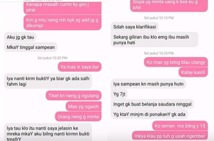 Percakap Yusuf dan mantan kekasih