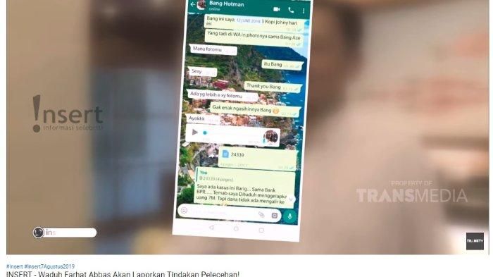 Percakapan Bang Hotman dengan <a href='https://pontianak.tribunnews.com/tag/rierie' title='Rierie'>Rierie</a>