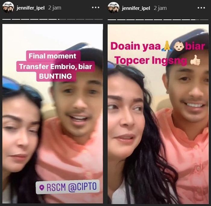 Langkah Ajun Perwira dan Jennifer Jill demi dapat momongan lewat bayi tabung