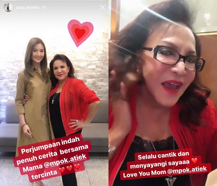 Penampilan terbaru Mpok Atiek