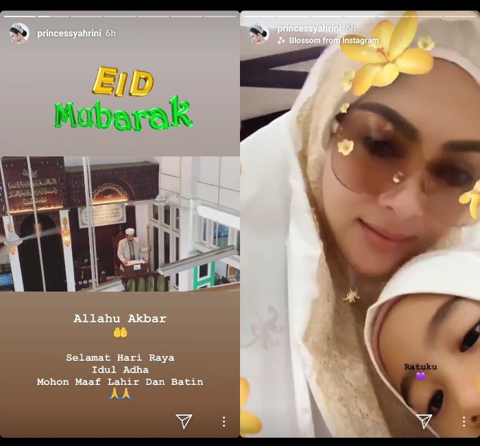 Potret perayaan Idul Adha 2019 Syahrini di Singapura