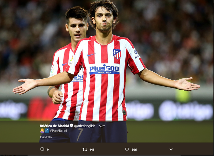 Penyerang Atletico Madrid, Joao Felix