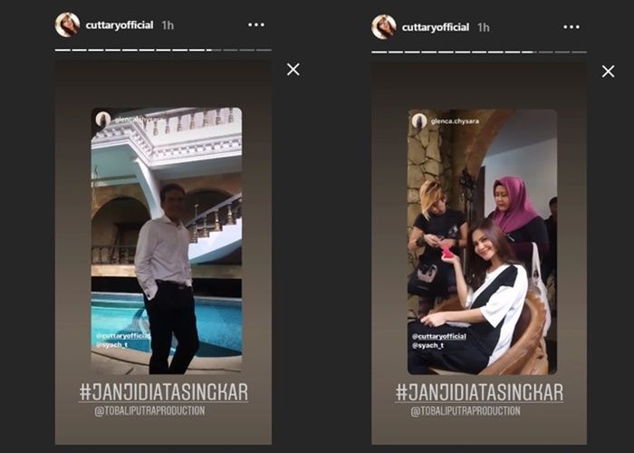 Cut Tari dan Teddy Syah dok. instagram/cuttaryofficial