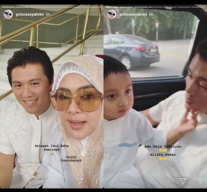 Syahrini rayakan Idul Adha 2019 di Singapura bareng Reino Barack dan keluarga besarnya