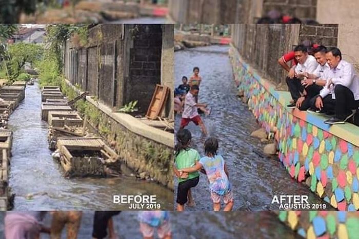 Dulu Jadi Tempat Buang Sampah Kini Kali Di Kota Bogor Ini Bisa Jadi Tempat Berenang Lihat Perbandingan Foto Fotonya Semua Halaman Fotokita