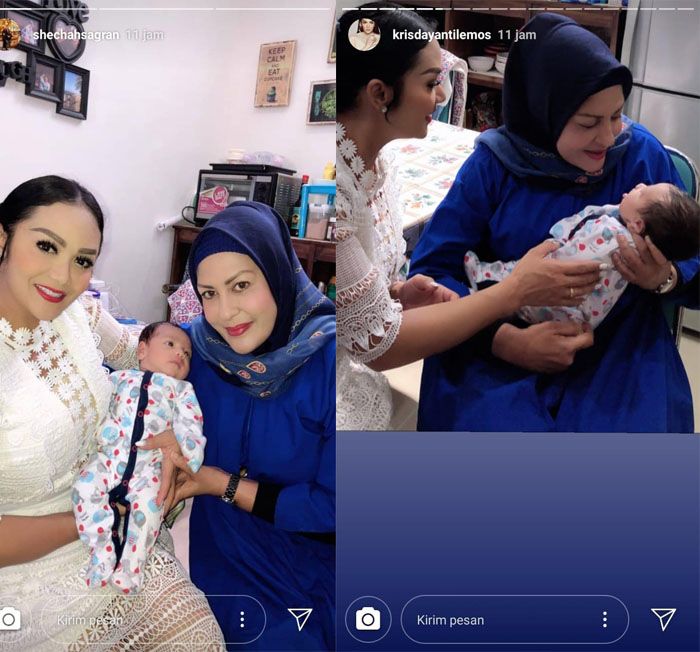 KD dan Shechah Sagran terlihat foto berdua