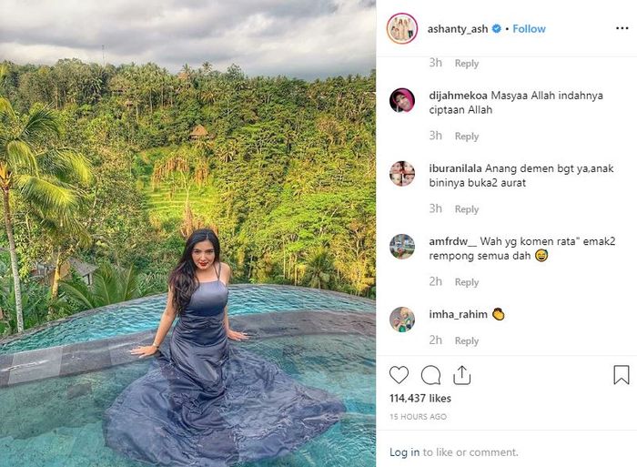 Pose seksi Ashanty tuai komentar netizen