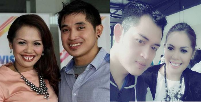 Elly Sugigi bersama Aldo Rossy (Kiri) dan Elly Sugigi bersama Ferry Anggara (kanan)