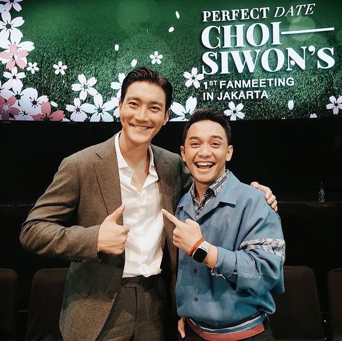 Ichsan Akbar dan Siwon Super Junior
