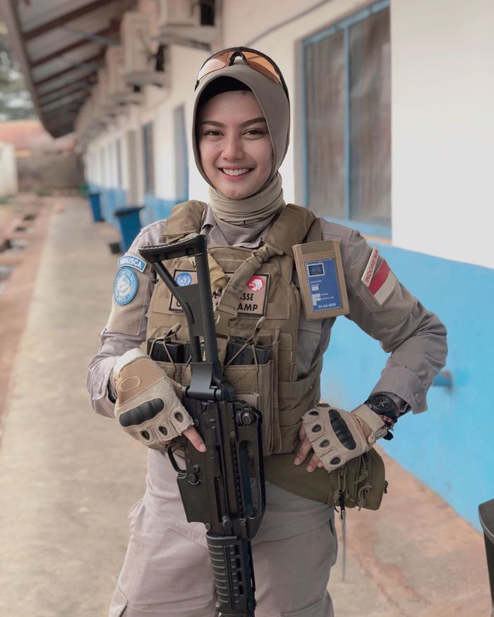 Brigadir Satu Hikma Nur Syafa atau kerap disapa Briptu Imah.