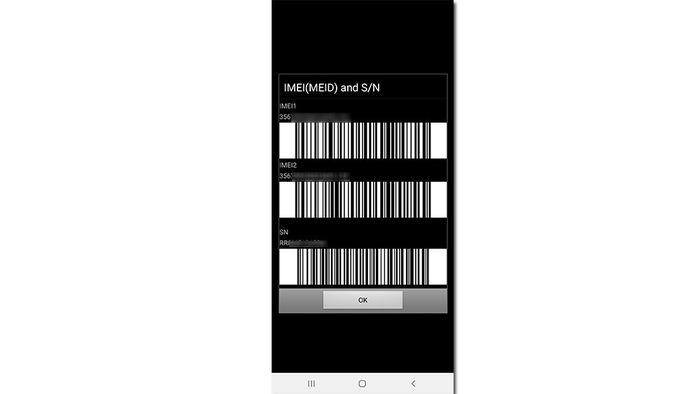 Dengan mengetikkan *#06#, IMEI untuk smartphone Anda akan muncul