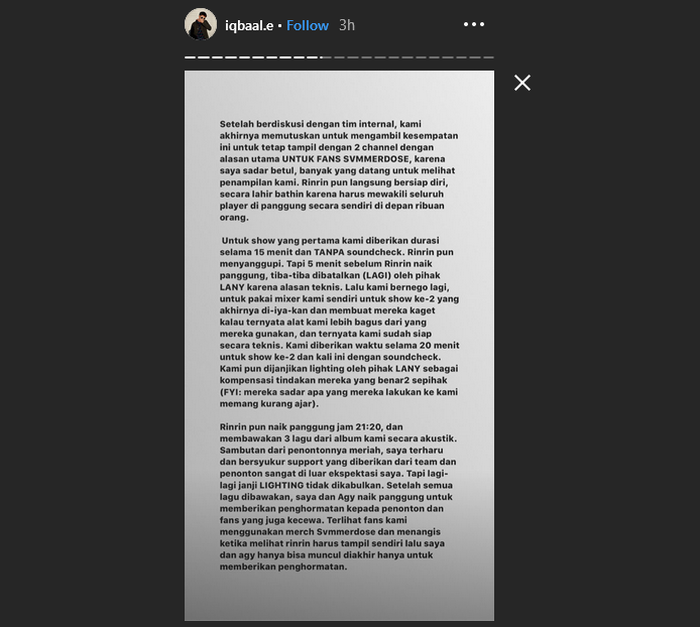 Story <a href='https://style.tribunnews.com/tag/iqbaal-ramadhan' title='Iqbaal Ramadhan'>Iqbaal Ramadhan</a>