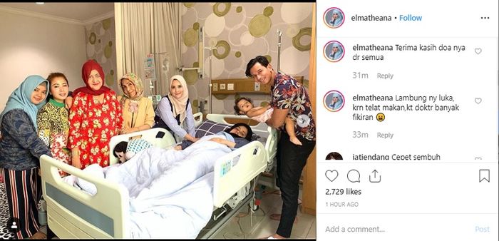 Elma Theana Beberkan Penyakit Fairuz A Rafiq hingga Harus Dirawat di Rumah Sakit