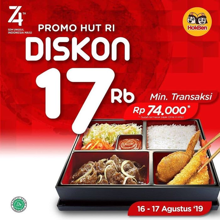 Diskon menarik dari Hokben